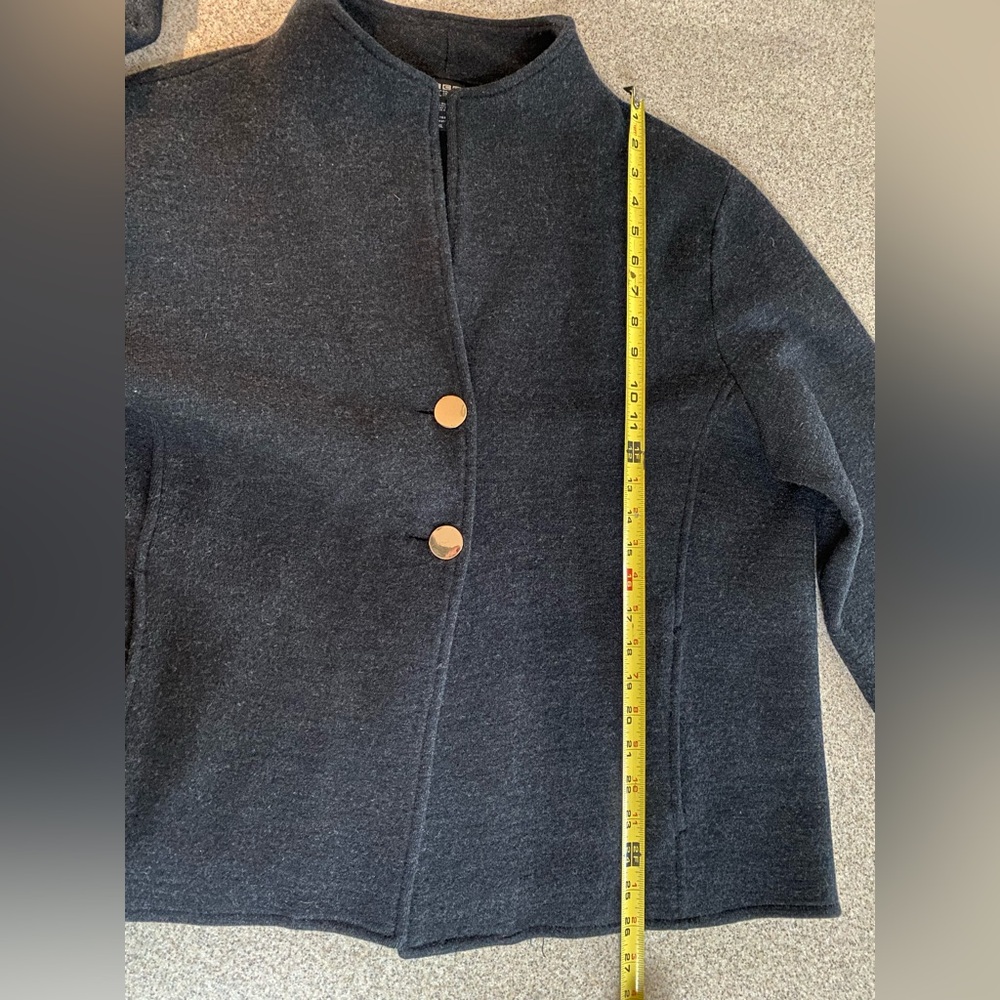 Nomadic Traders Black Wool Two Button Jacket with… - image 11